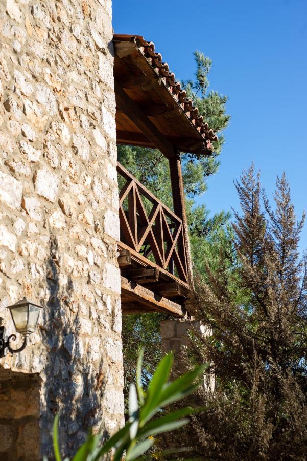 Villa Mariolata Stone House à Lílaia Extérieur photo