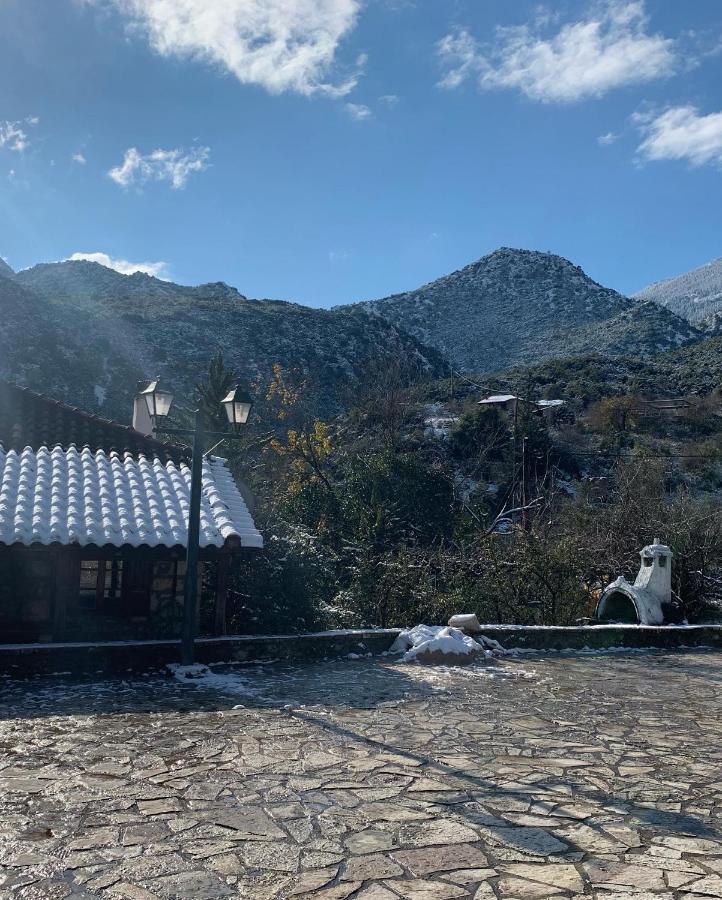 Villa Mariolata Stone House à Lílaia Extérieur photo